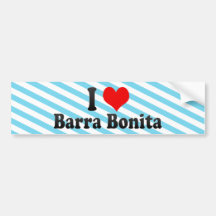 I Liebe Barra Bonita, Brasilien Auto Aufkleber