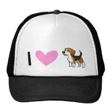I Liebe-Beagles Retromützen