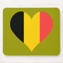 I Liebe-Belgien-Herz Mousepads