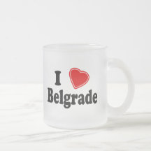 I Liebe Belgrad Kaffeetasse