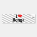 I Liebe Benga Autoaufkleber