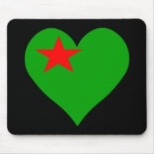 I Liebe-Benin-Herz Mousepads