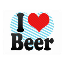 I Liebe-Bier Postkarte