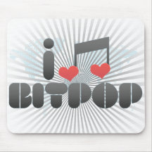 I Liebe Bitpop Mauspads