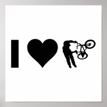 I Liebe BMX Plakat