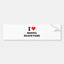 I Liebe Bonita Strand-Park Autosticker