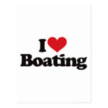 I Liebe-Bootfahrt Postkarte