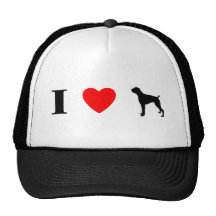 I Liebe-Boxer-Hut Trucker Cap