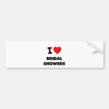 I Liebe-Brautpartys Auto Sticker