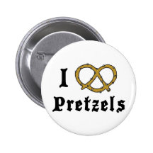 I Liebe-Brezeln Buttons