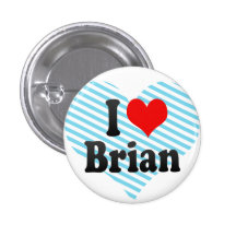 I Liebe Brian Anstecknadel