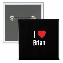 I Liebe Brian Anstecknadelbutton
