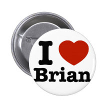I Liebe Brian Anstecknadelbuttons