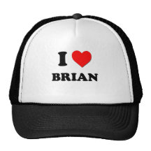 I Liebe Brian Baseball Kappen