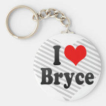 I Liebe Bryce Schlüsselanhänger