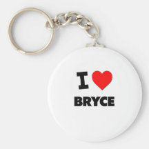 I Liebe Bryce Schlüsselbänder