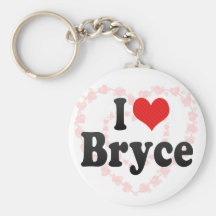 I Liebe Bryce Schlüsselbänder