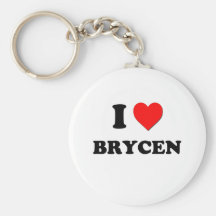 I Liebe Brycen Schlüsselbänder
