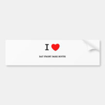I Liebe BUCHT-FRONTEN-PARK SÜDflorida Autosticker