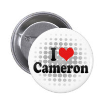 I Liebe Cameron Anstecknadelbutton