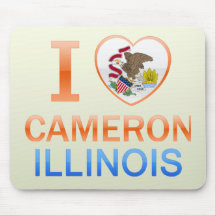 I Liebe Cameron, IL Mousepads