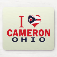 I Liebe Cameron, Ohio Mousepads