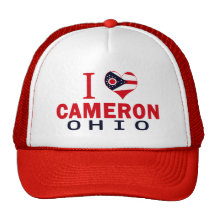 I Liebe Cameron, Ohio Trucker Caps