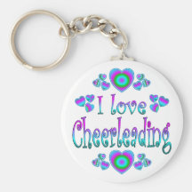 I Liebe Cheerleading Schlüsselbänder