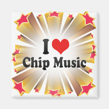 I Liebe-Chip-Musik Magnete