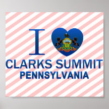 I Liebe Clarks Gipfel, PA Plakatdruck