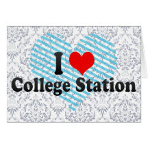 I Liebe College Station, Vereinigte Staaten Karte