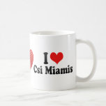 I Liebe Csi Miamis Tee Tasse