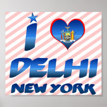 I Liebe Delhi, New York Posterdruck