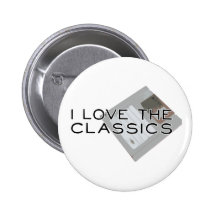 I Liebe der Klassiker-Diskette-Knopf Anstecknadelbutton