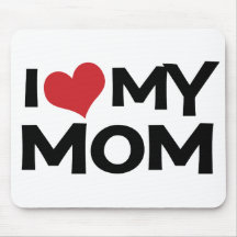 I Liebe der mein Tag der Mamma-Mutter Mousepad