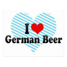 I Liebe-Deutsch-Bier Postkarten