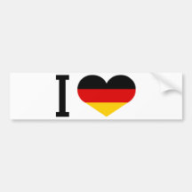 I Liebe Deutschland Auto Sticker