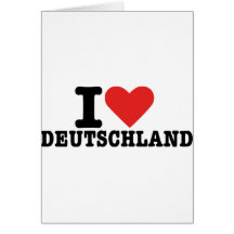 I Liebe Deutschland Karte