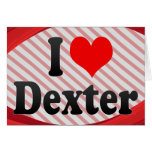 I Liebe Dexter karten