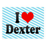 I Liebe Dexter Postkarte