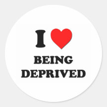 I Liebe, die beraubt wird Sticker
