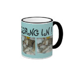 I Liebe, die herein schläft! Katzen-Kaffeetasse tassen