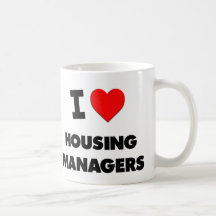 I Liebe, die Manager unterbringt Kaffee Tasse