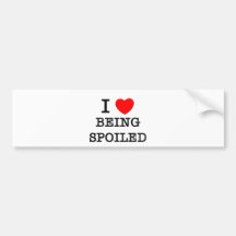 I Liebe, die verdorben wird Auto Sticker