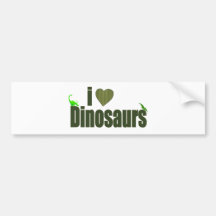 I Liebe-Dinosaurier Auto Sticker