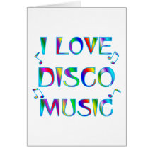 I Liebe-Disco Grußkarten