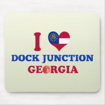 I Liebe-Dock-Kreuzung, Georgia Mauspad