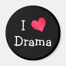 I Liebe-Drama Kühlschrankmagnet