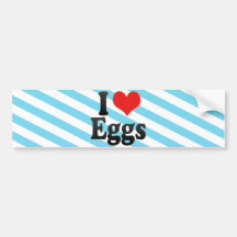 I Liebe-Eier Autosticker
