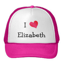 I Liebe Elizabeth Baseballkappe